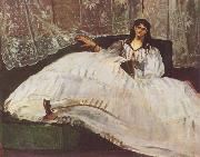 Dame mit Facher, Edouard Manet